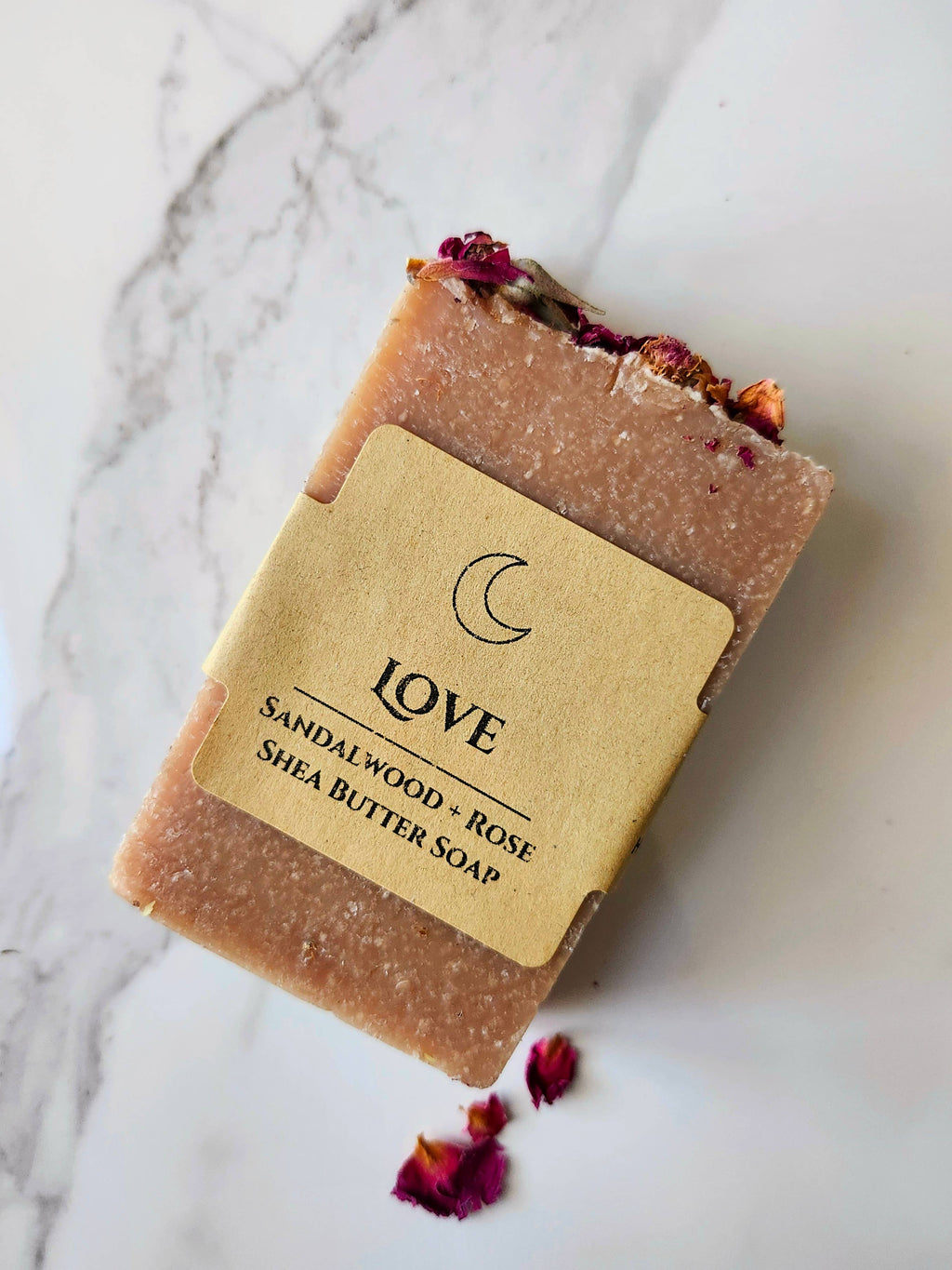 Sandalwood + Rose Organic Shea Butter Love Soap – Ritual Bar Soap, 4.8oz