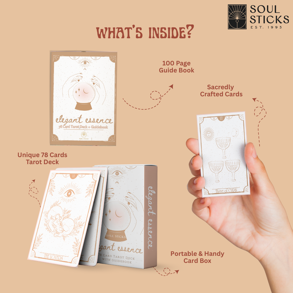Elegant Essence Tarot Card Deck & Guidebook