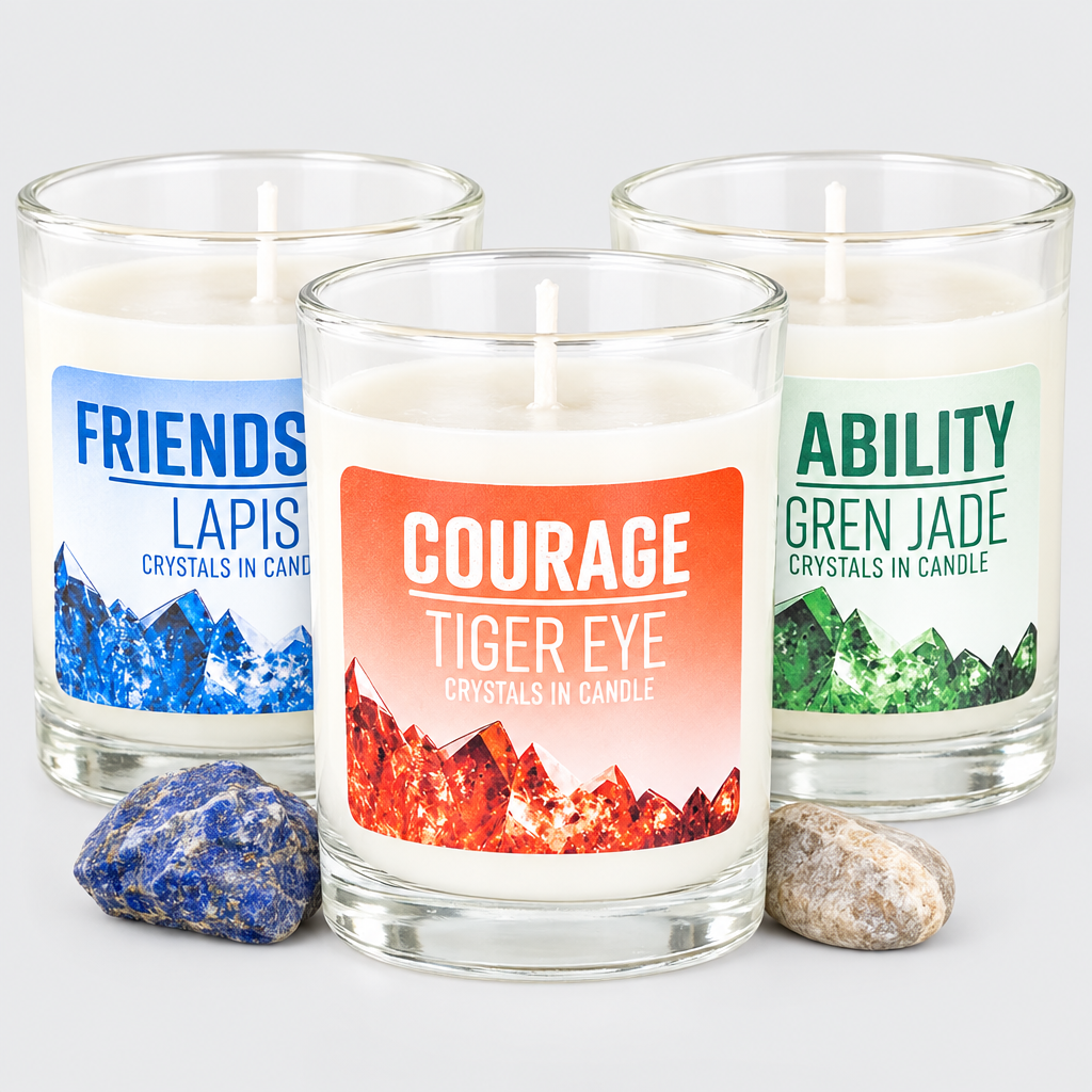Energy Stone candles hero