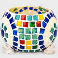Evil Eye Mosaic Candle Holder hero