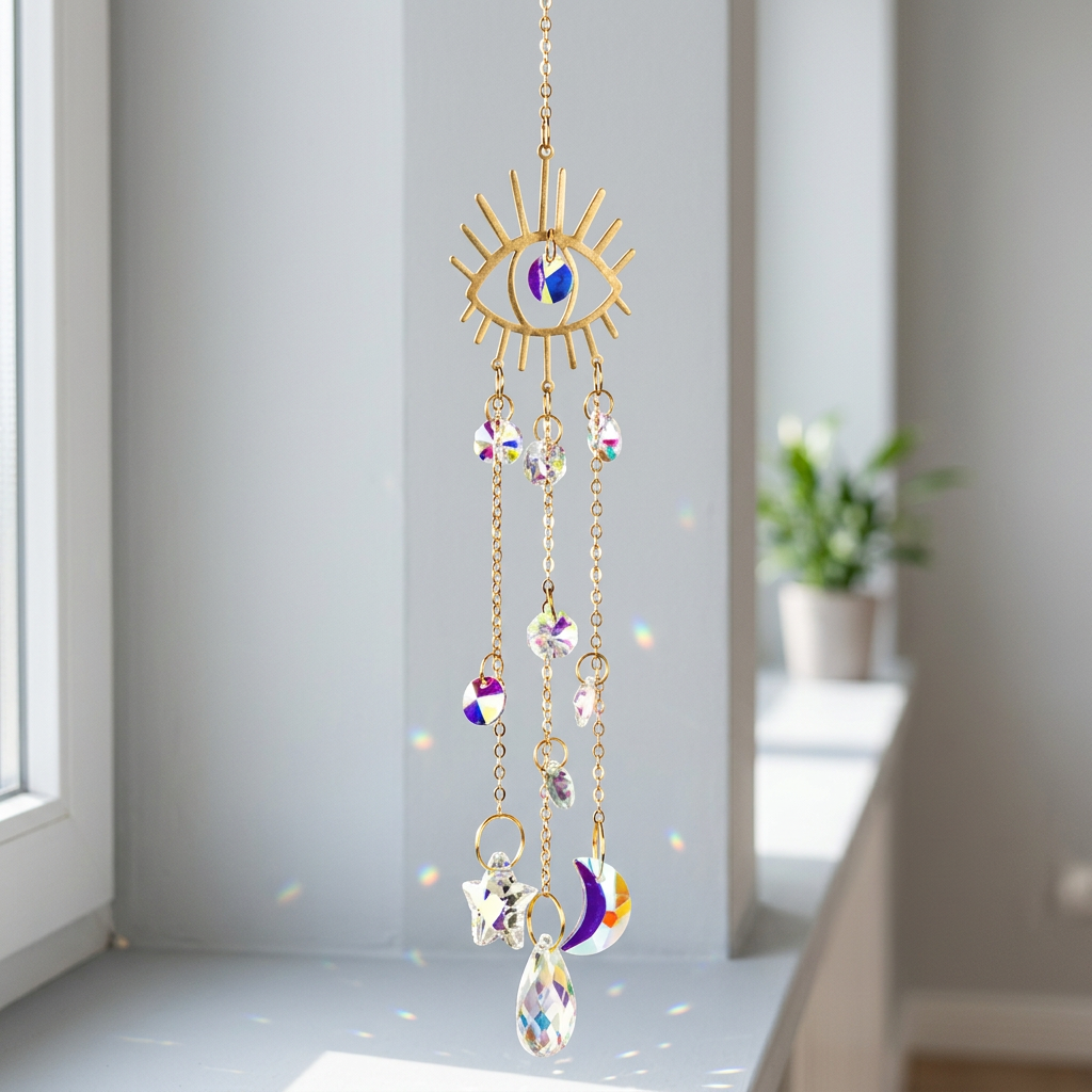 Evil eye suncatcher window lifestyle