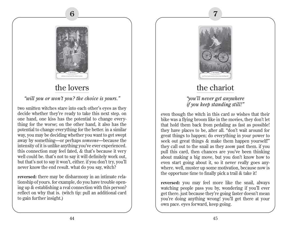Cozy Witch Tarot Deck and Guidebook by Amanda Lovelace - 78 Card Beginner-Friendly Set