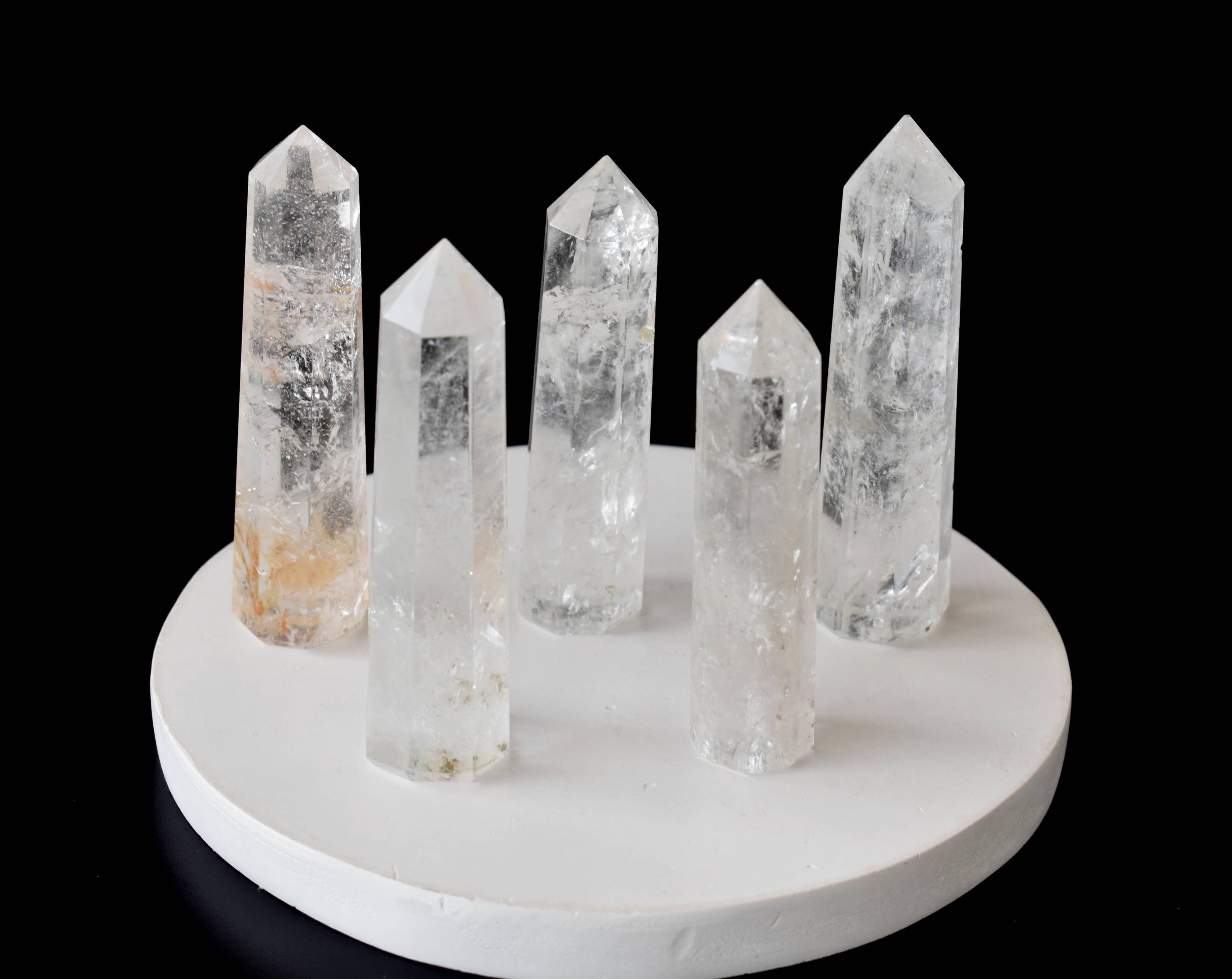 Clear Quartz Crystal Tower | Healing Obelisk Point | Natural Gemstone Tower