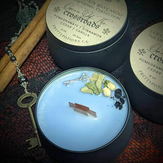 Queen of the Crossroads Hekate Devotional Candle