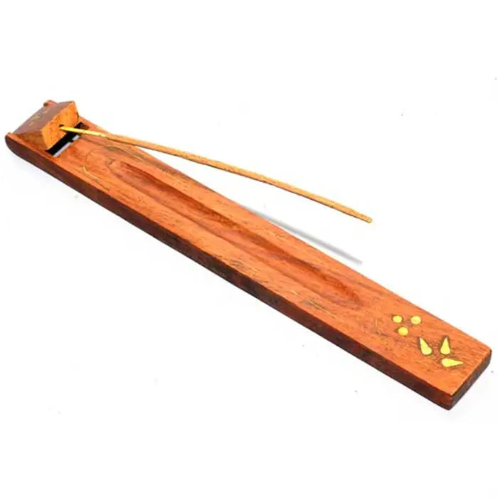 Wood Incense Burner with Flip-End