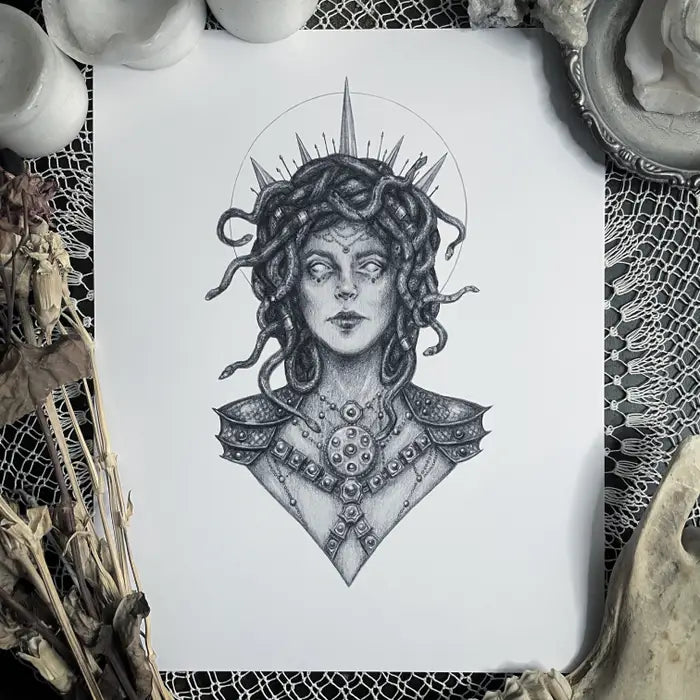 Medusa Art Print – Signed Fine Art Print