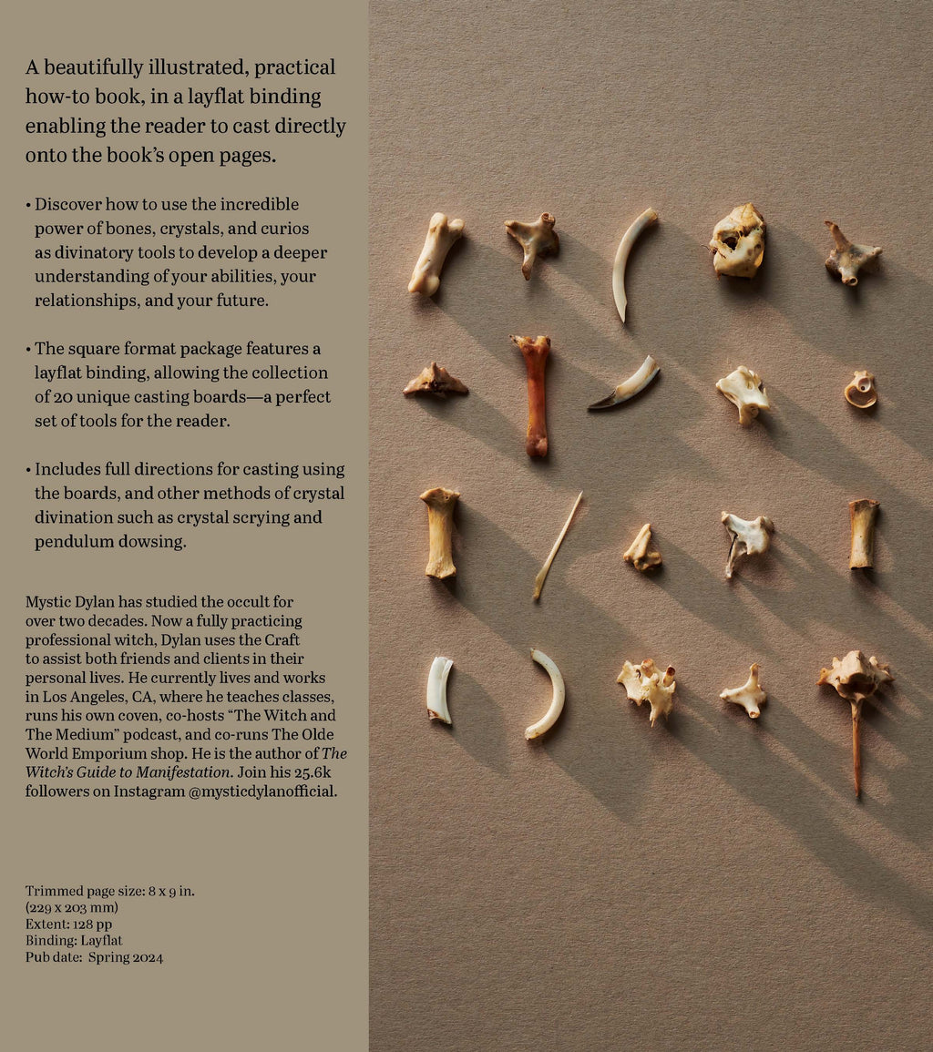 Throwing Bones: Fortune Casting with Crystals, Stones & Curios by Mystic Dylan