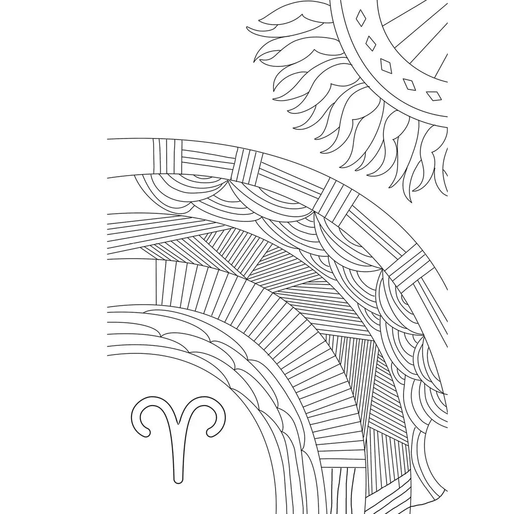 Coloring Book Aries