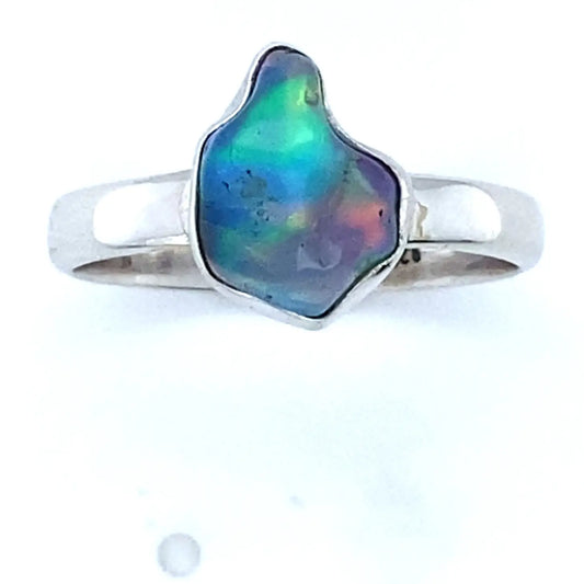 Opal Blue Lagoon Ring