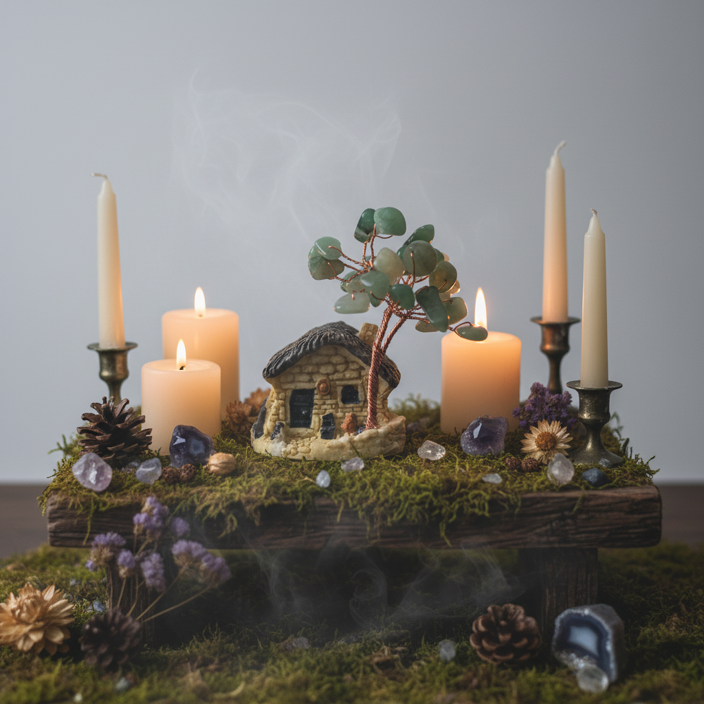 Fairy House Gemstone Tree - Lifestyle