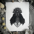Oshun Fine Art Print - Yoruban Orisha of Love & Abundance