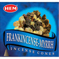 Hem Incense Cones Frankincense Myrrh