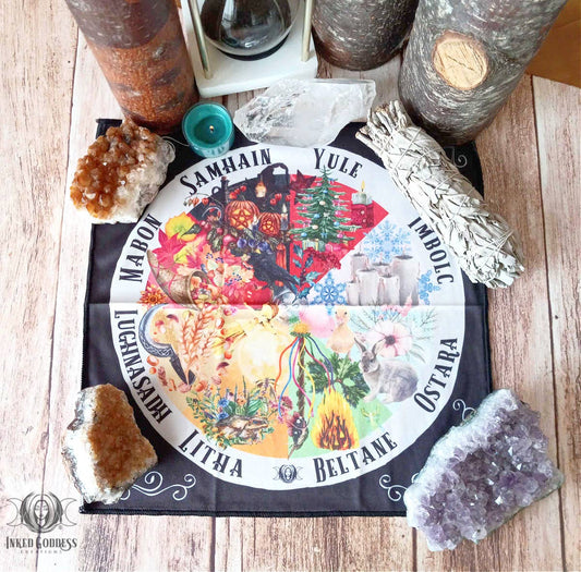 Wheel of the Year Altar Cloth
