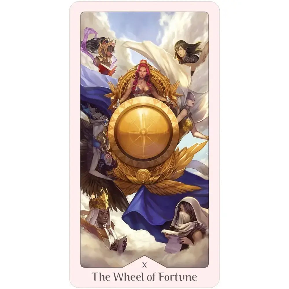 Heavenly Bloom Tarot Deck - 78 Rose Gold Gilt Cards