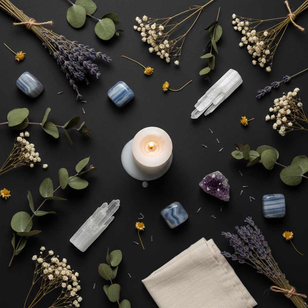 Finding Your Calm Flat Lay