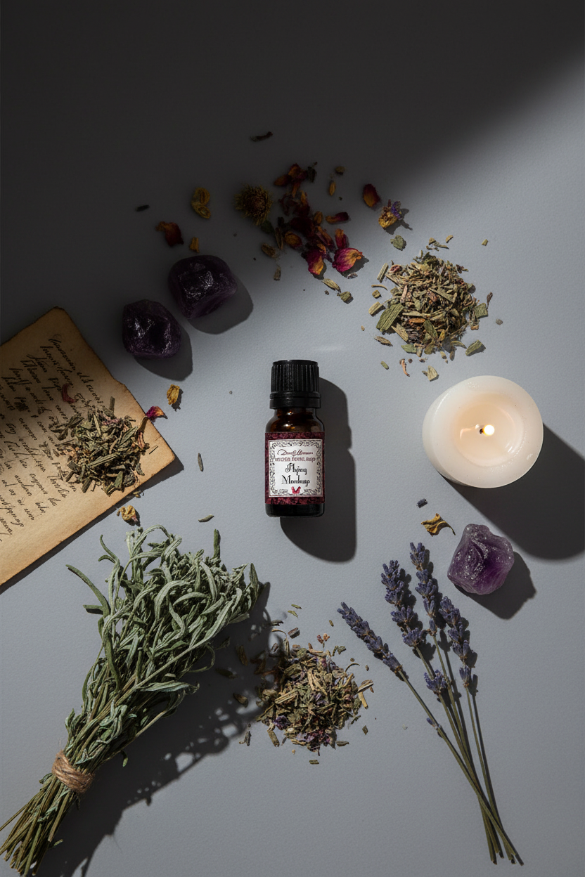 Flying Monkeys Mojo Oil Flat Lay