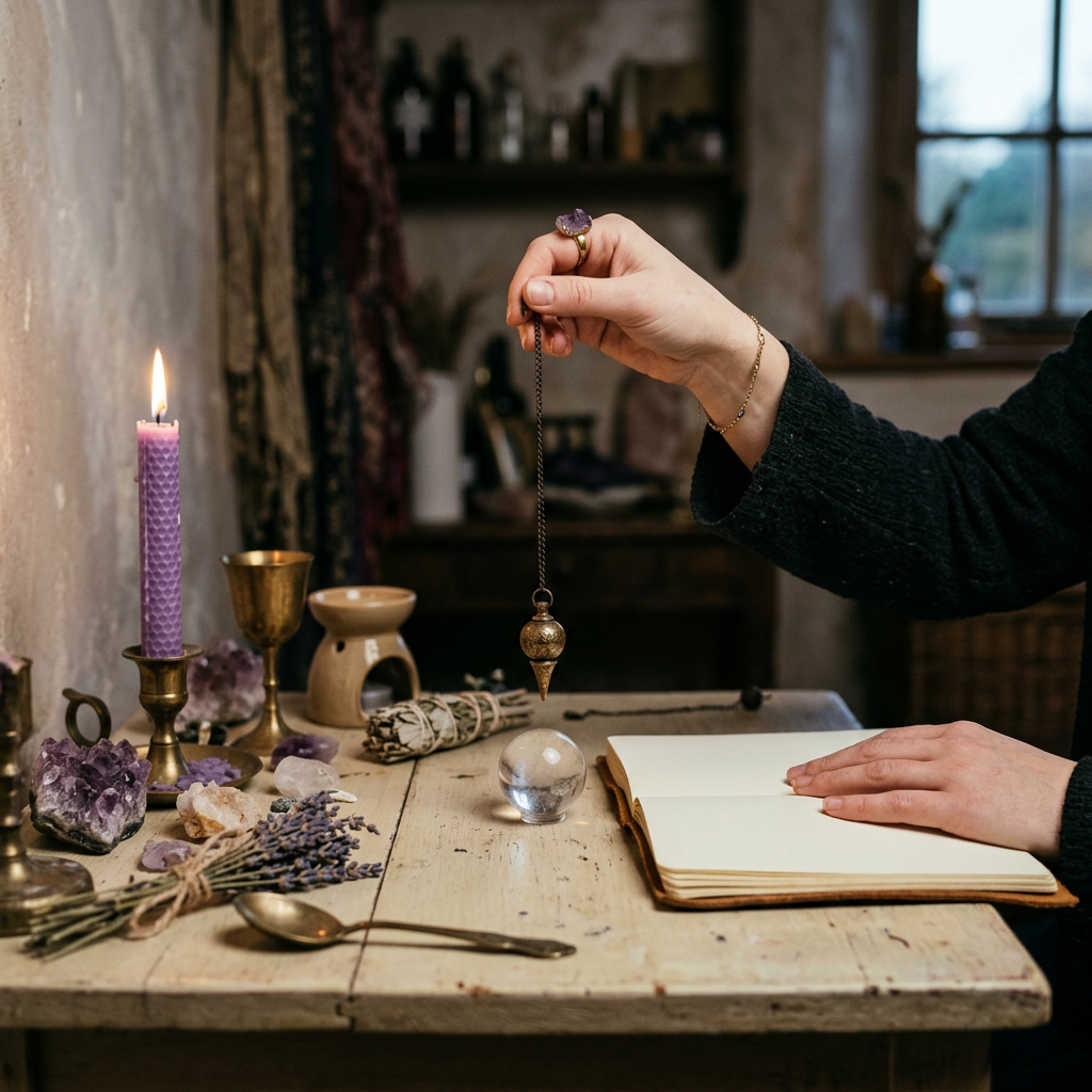 Fortune teller lifestyle scene