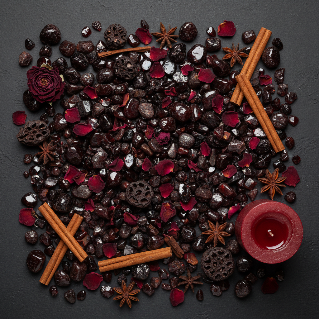 Garnet Flat Lay