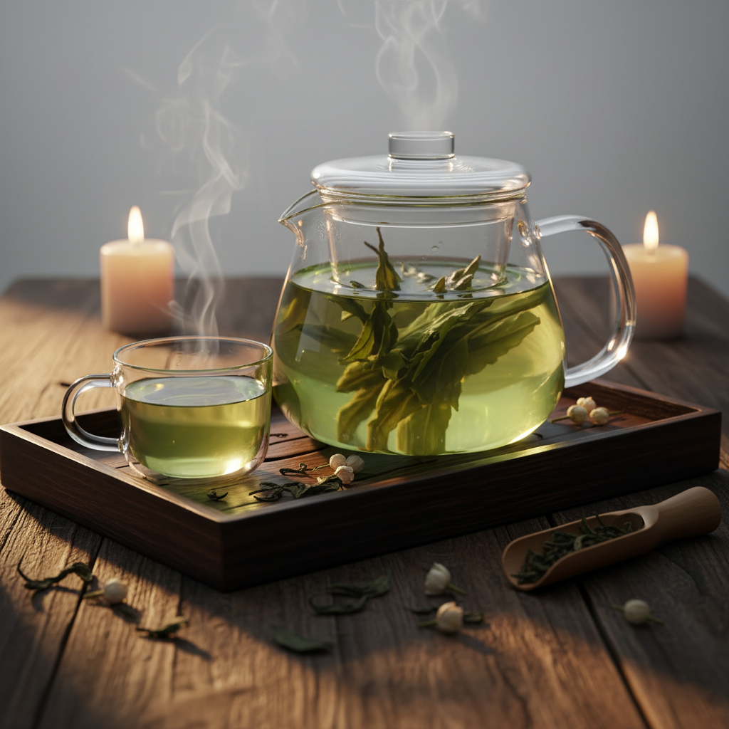 Glass Teapot 16oz Lifestyle