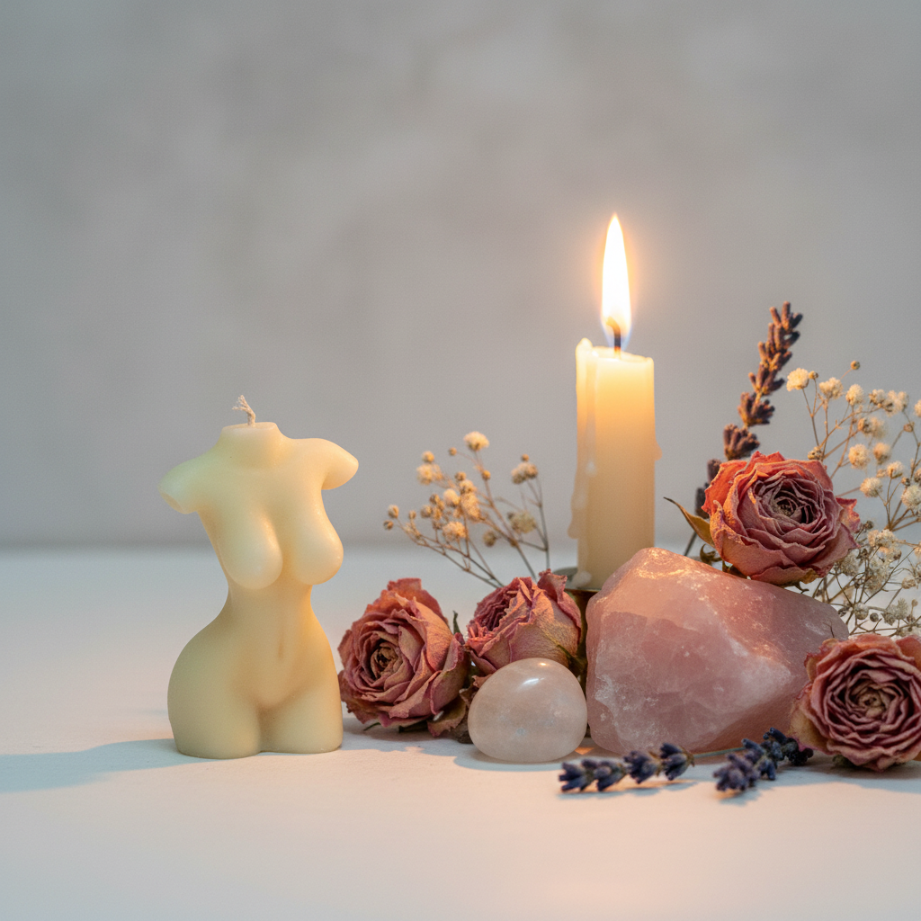 Goddess Body Candle Hero