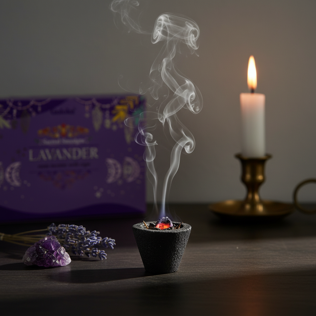 Goloka Lavender Resin Incense Lifestyle