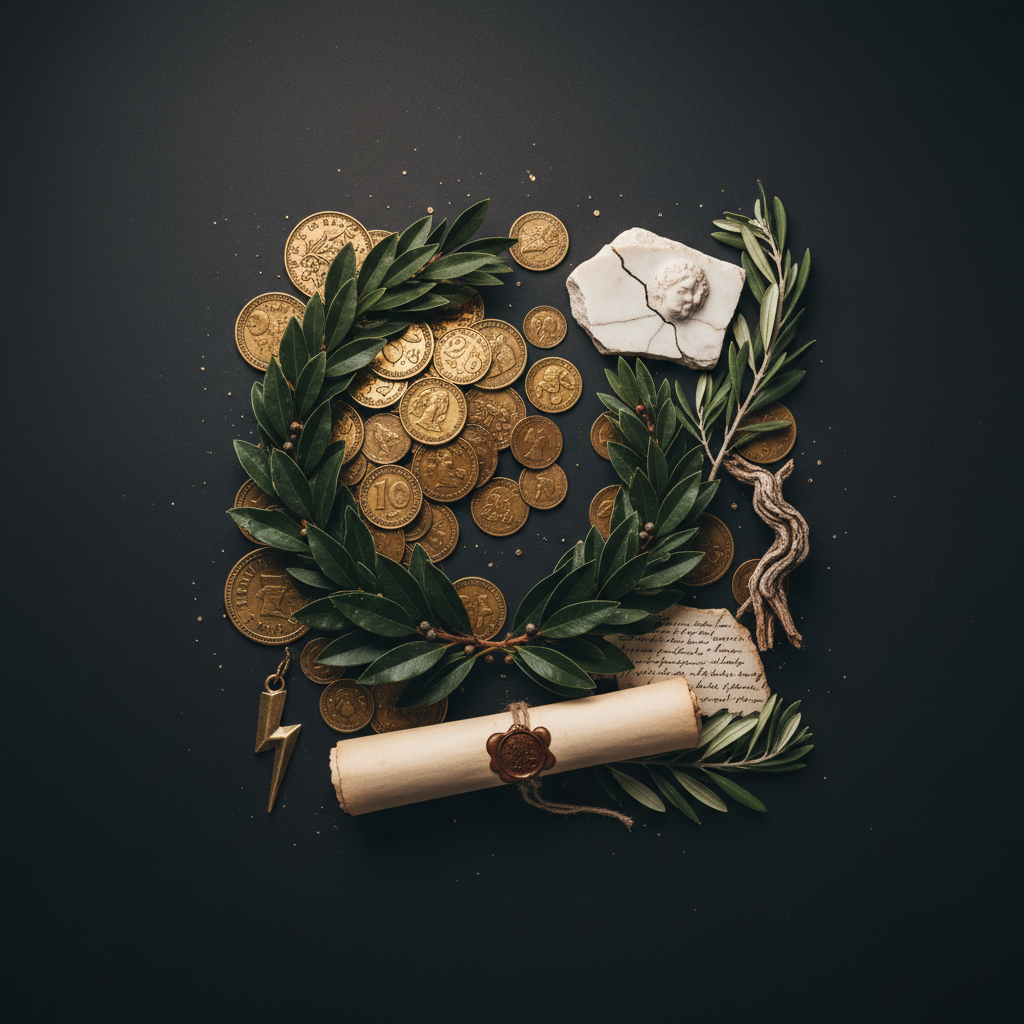 Greek Mythology for Beginners - Flat Lay