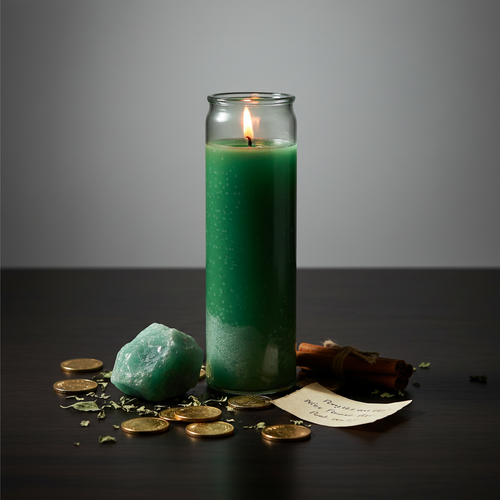Green 7-Day Candle Lifestyle