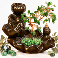 Green Aventurine Crystal Tree Burner Hero