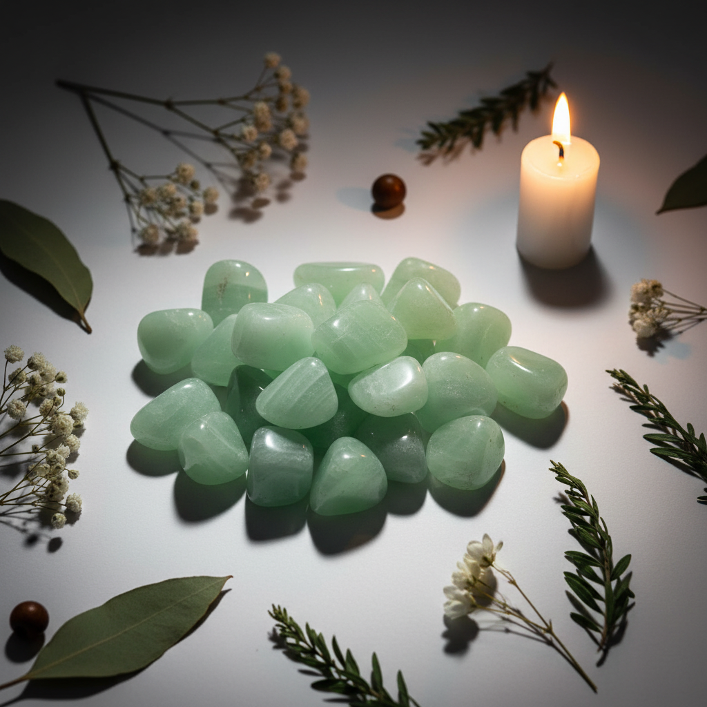 Green Calcite Cluster Cover Shot