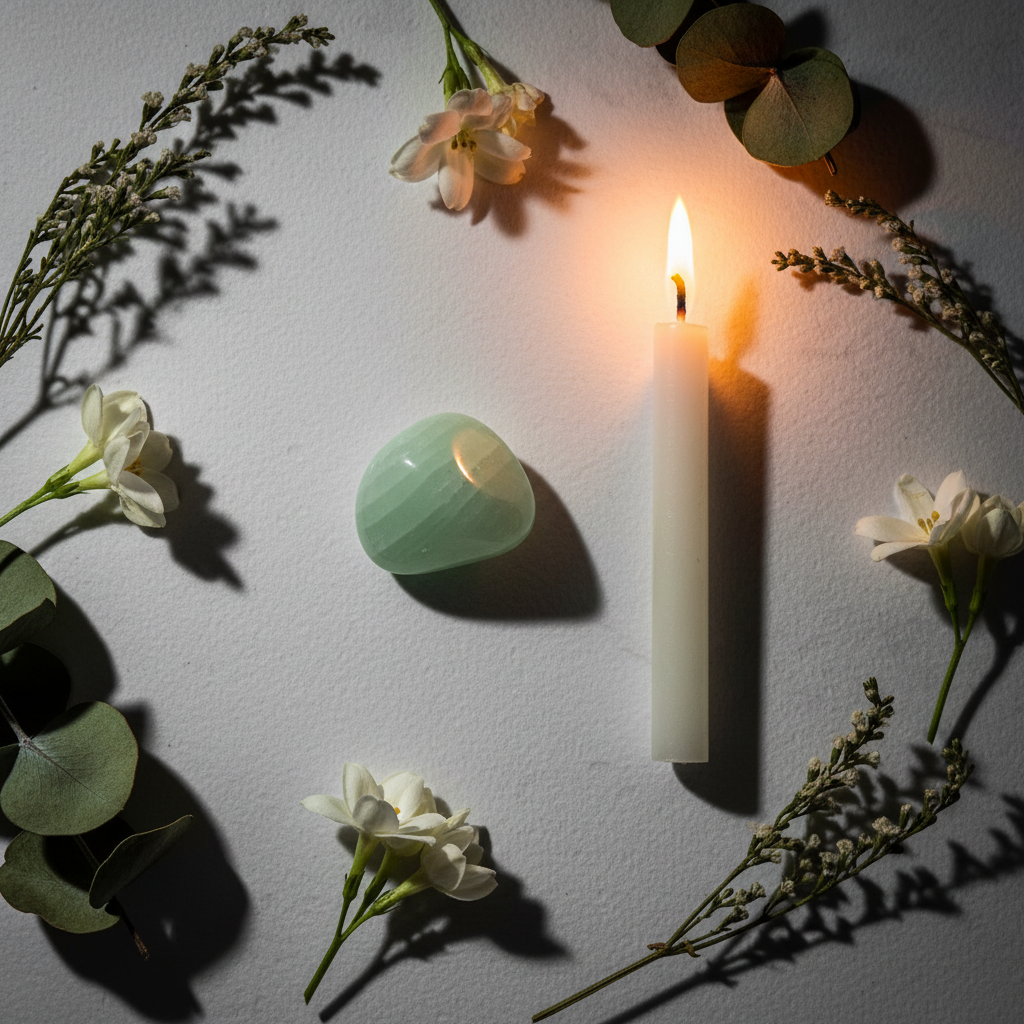 Green Calcite Lifestyle Shot