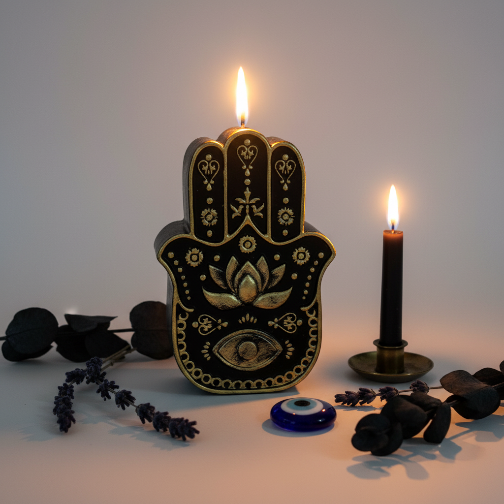 Hamsa Candle Hero Shot
