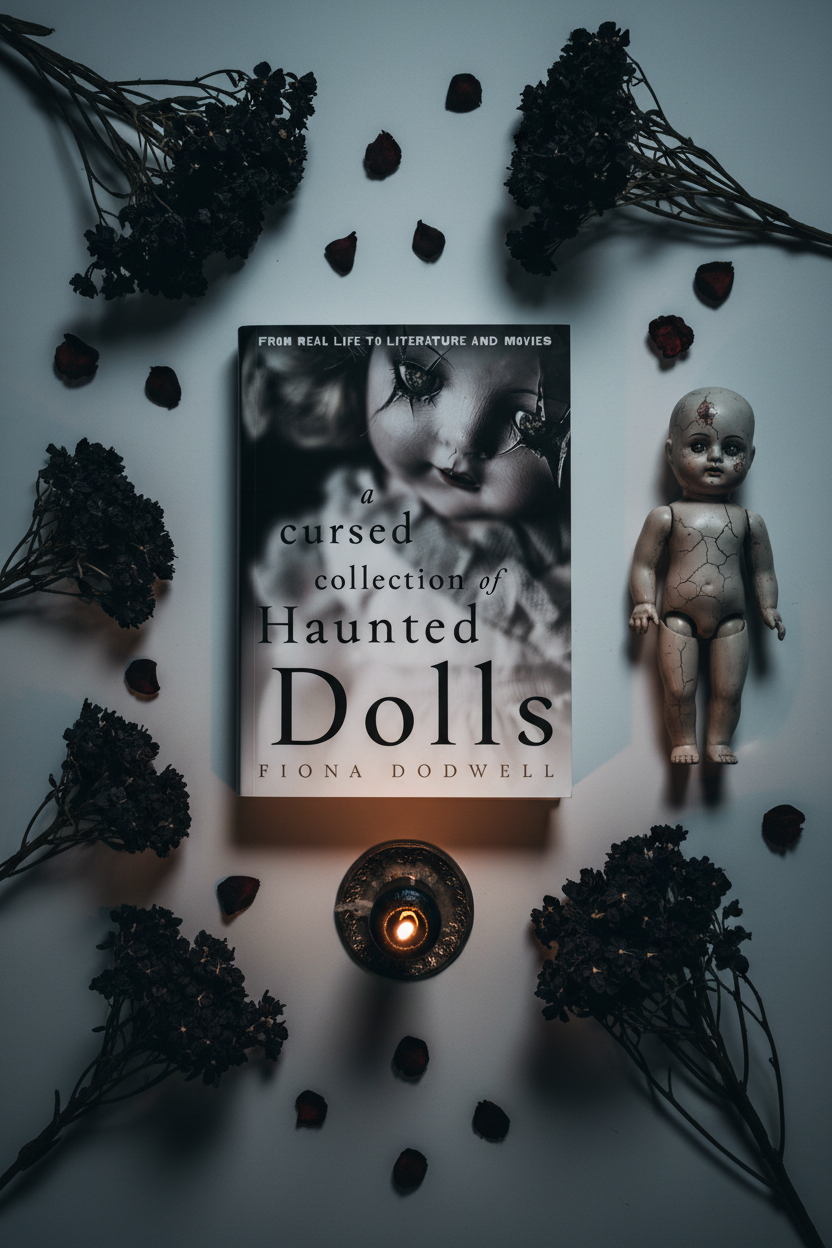 Haunted Dolls Flat Lay