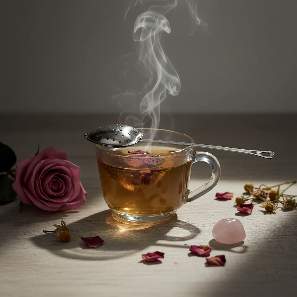 Heart Tea Infuser Lifestyle