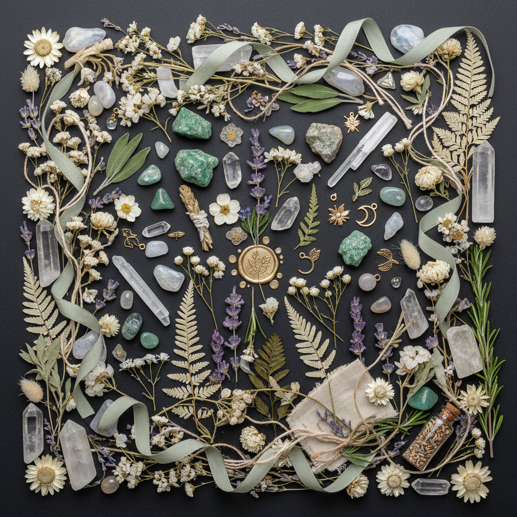 Hedgewitch Botanical Flat Lay