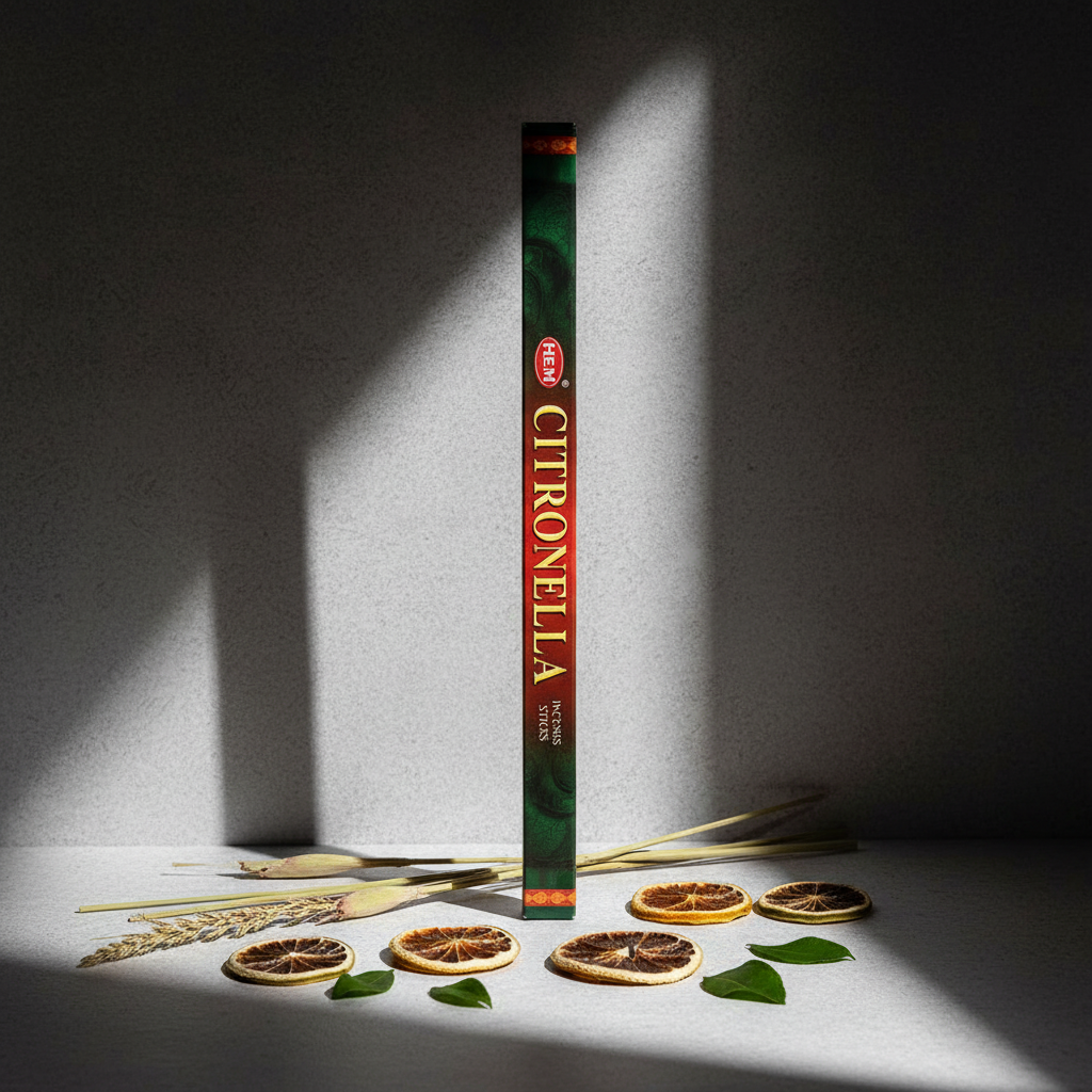 HEM Citronella Incense Hero - Preserved Text