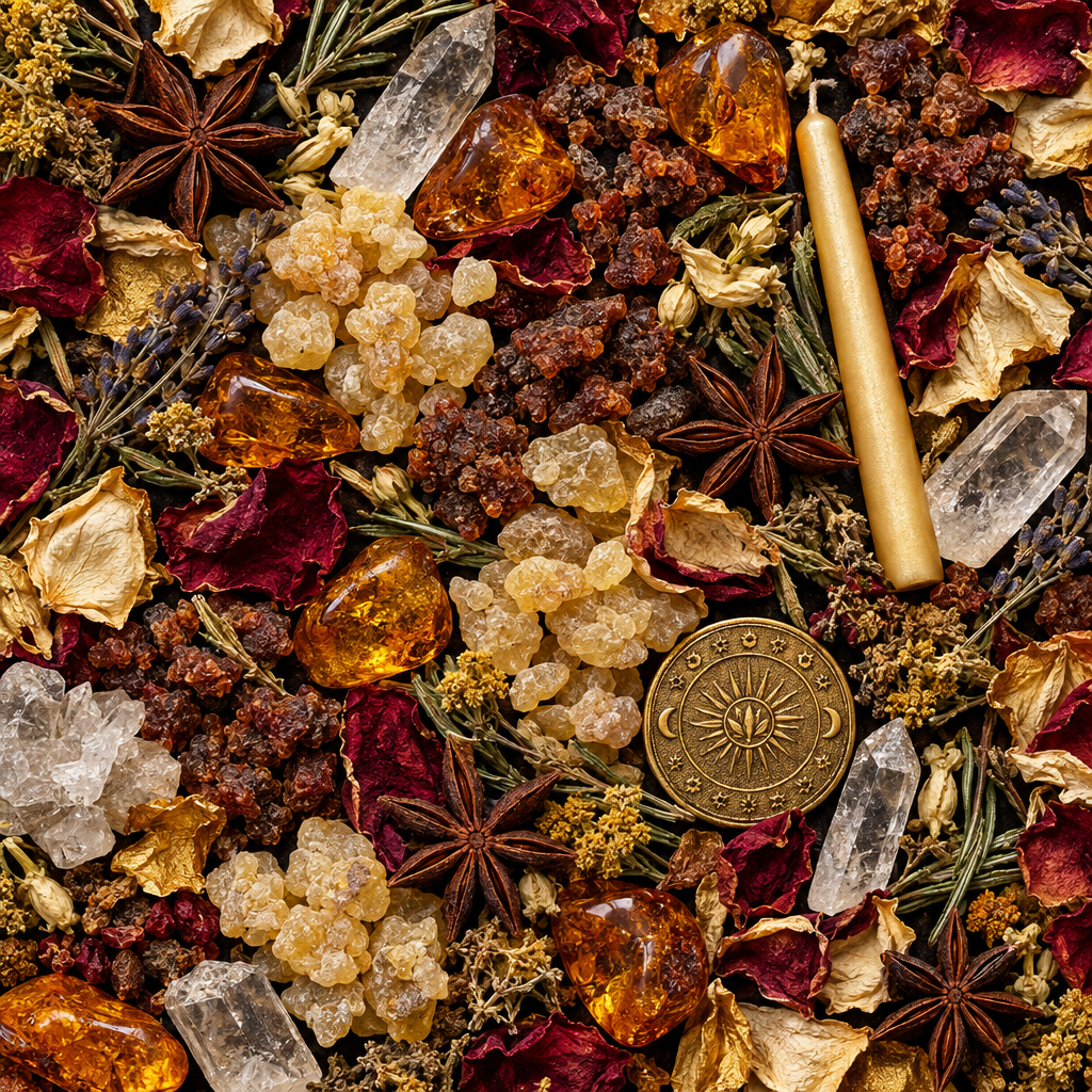 HEM Frankincense Cones Flat Lay