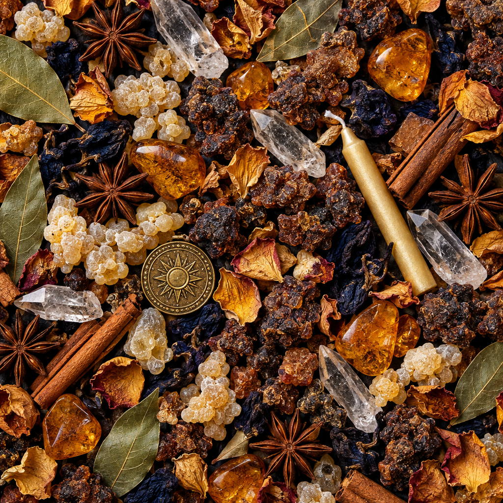 HEM Frankincense-Myrrh Flat Lay