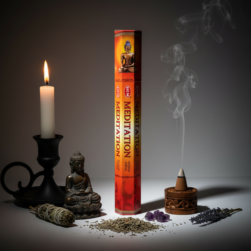 HEM Meditation Incense Hero