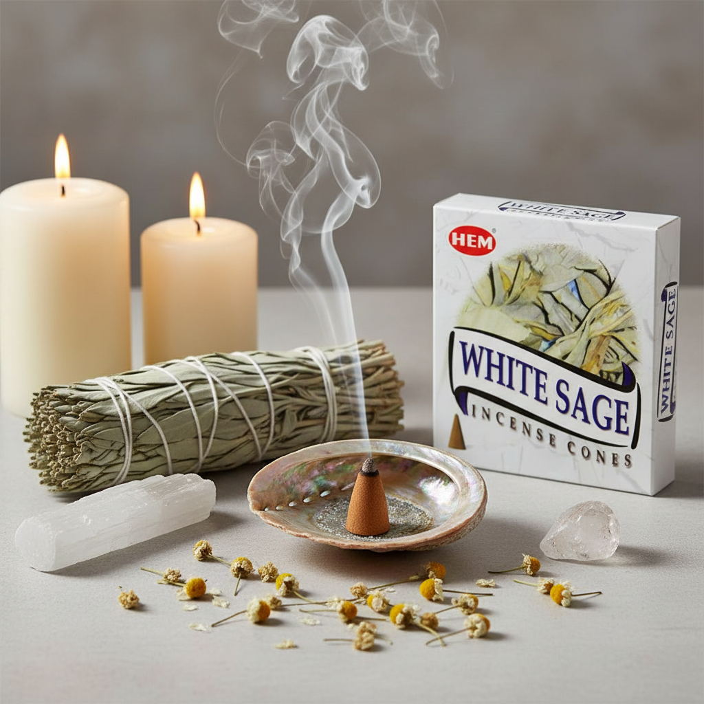 HEM White Sage Cones Lifestyle