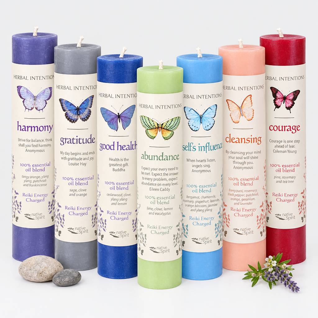 Herbal Intention Candles hero