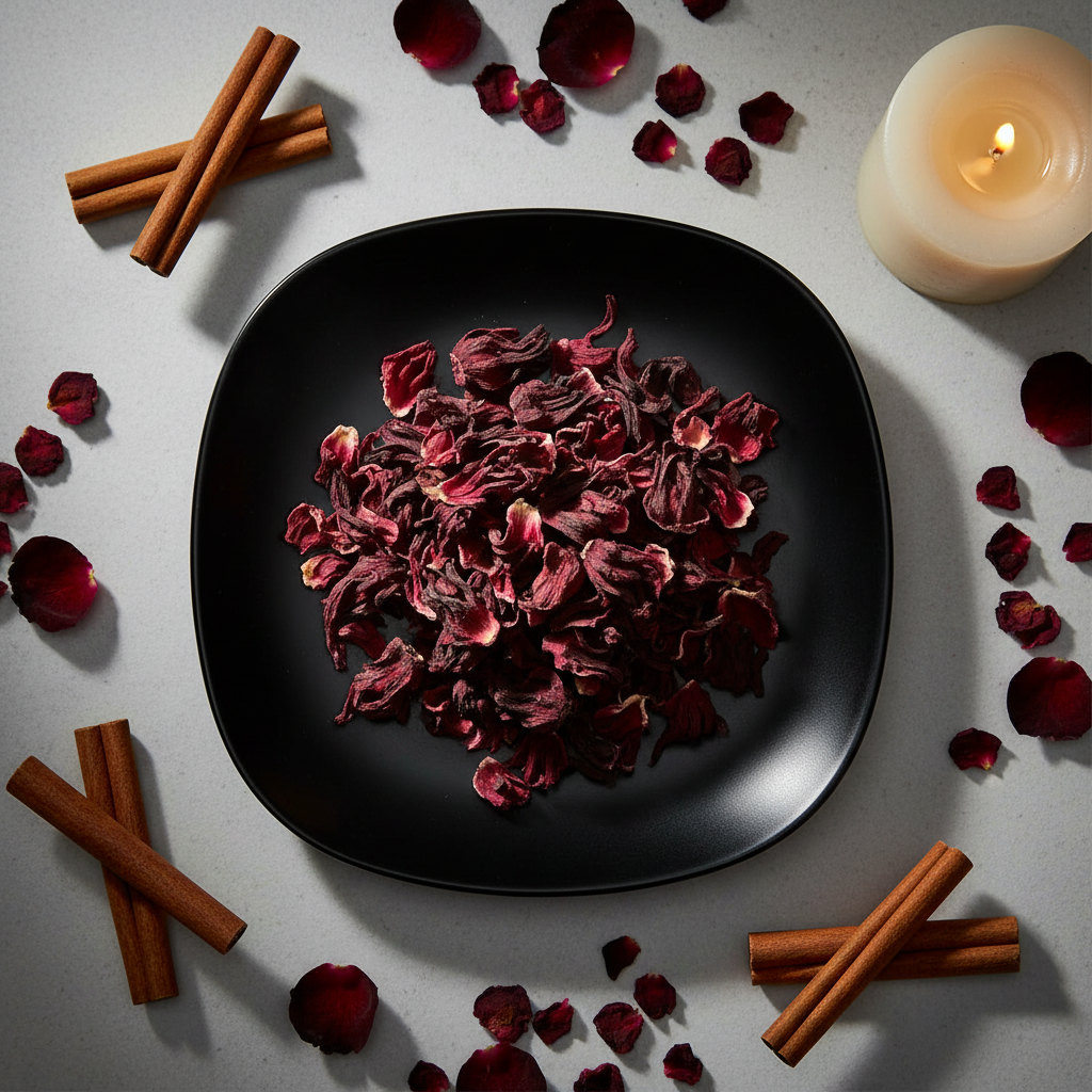 Hibiscus Flat Lay