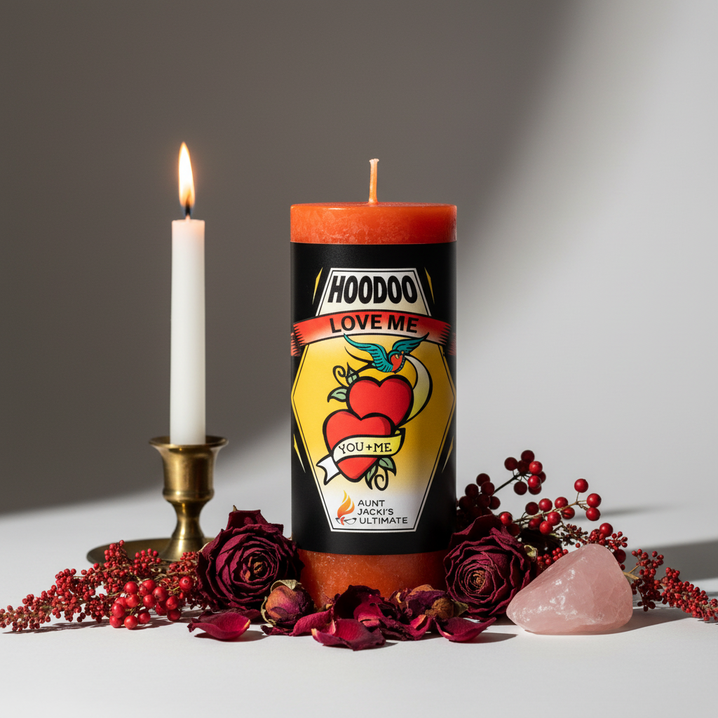 Hoodoo Love Me Candle Hero