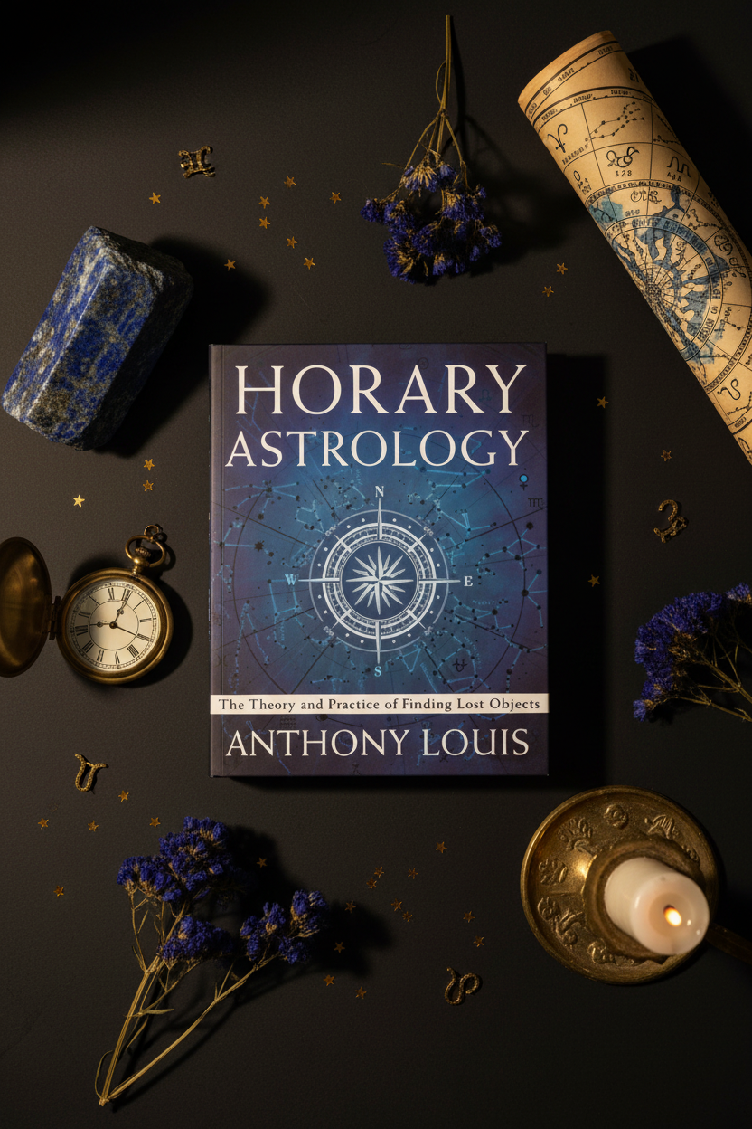 Horary Astrology Flat Lay