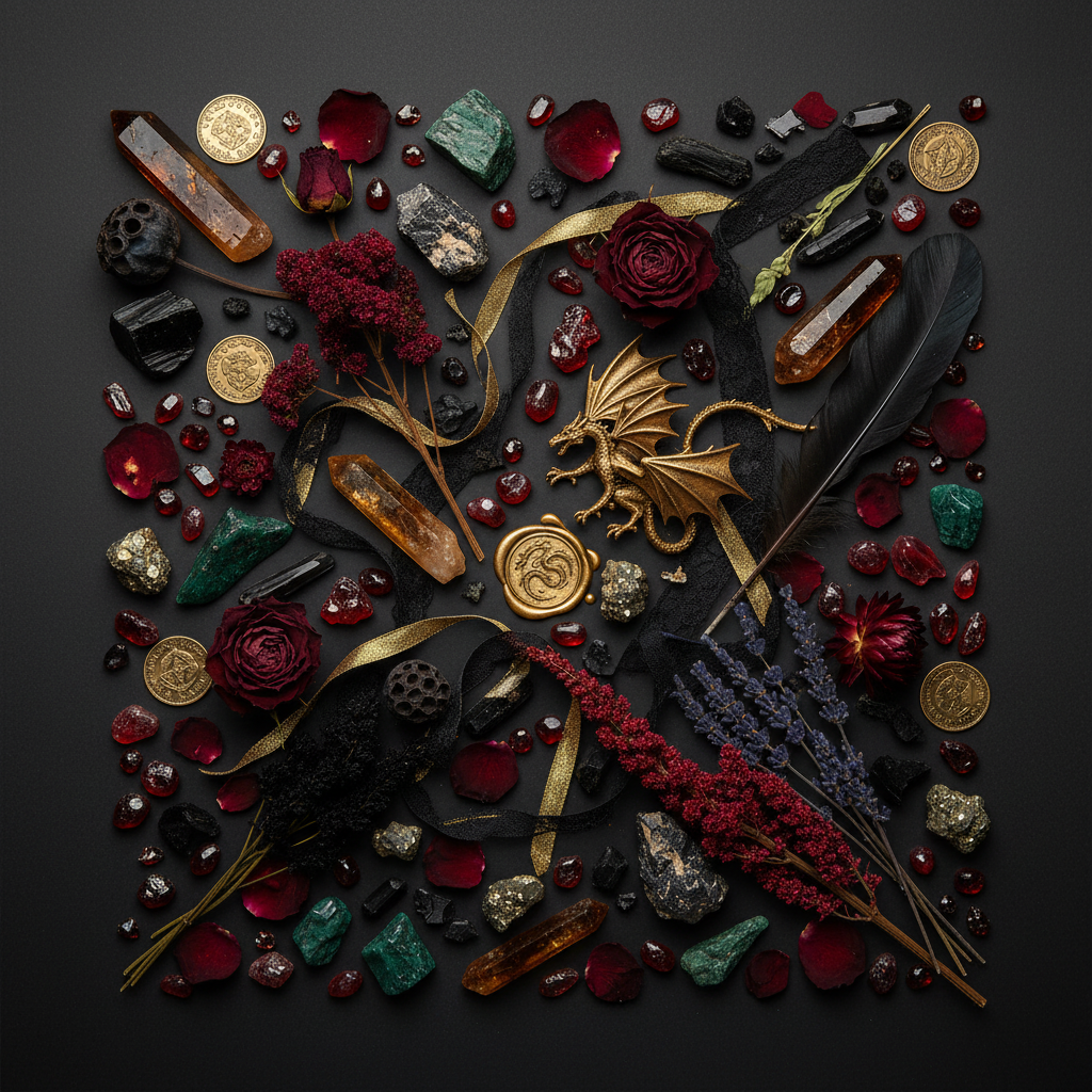 House of the Dragon Flat Lay