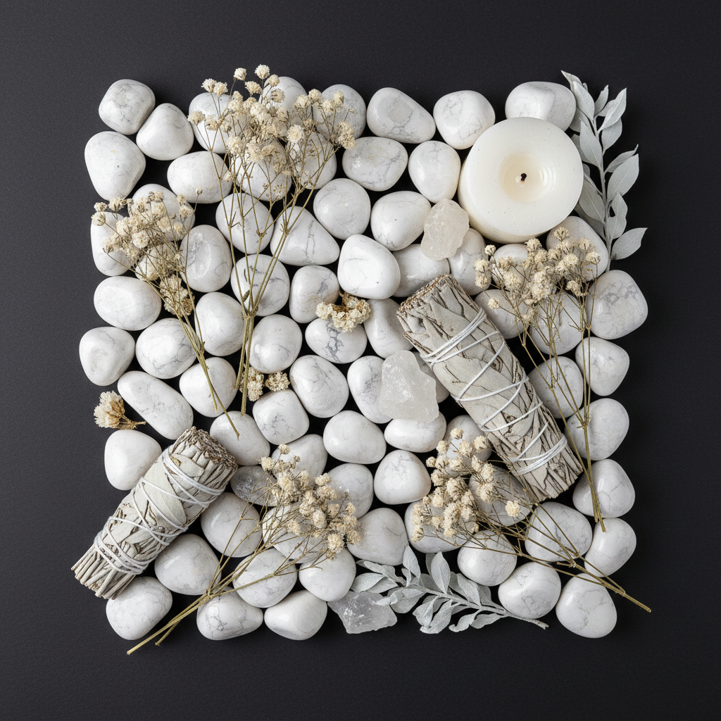 Howlite Flat Lay