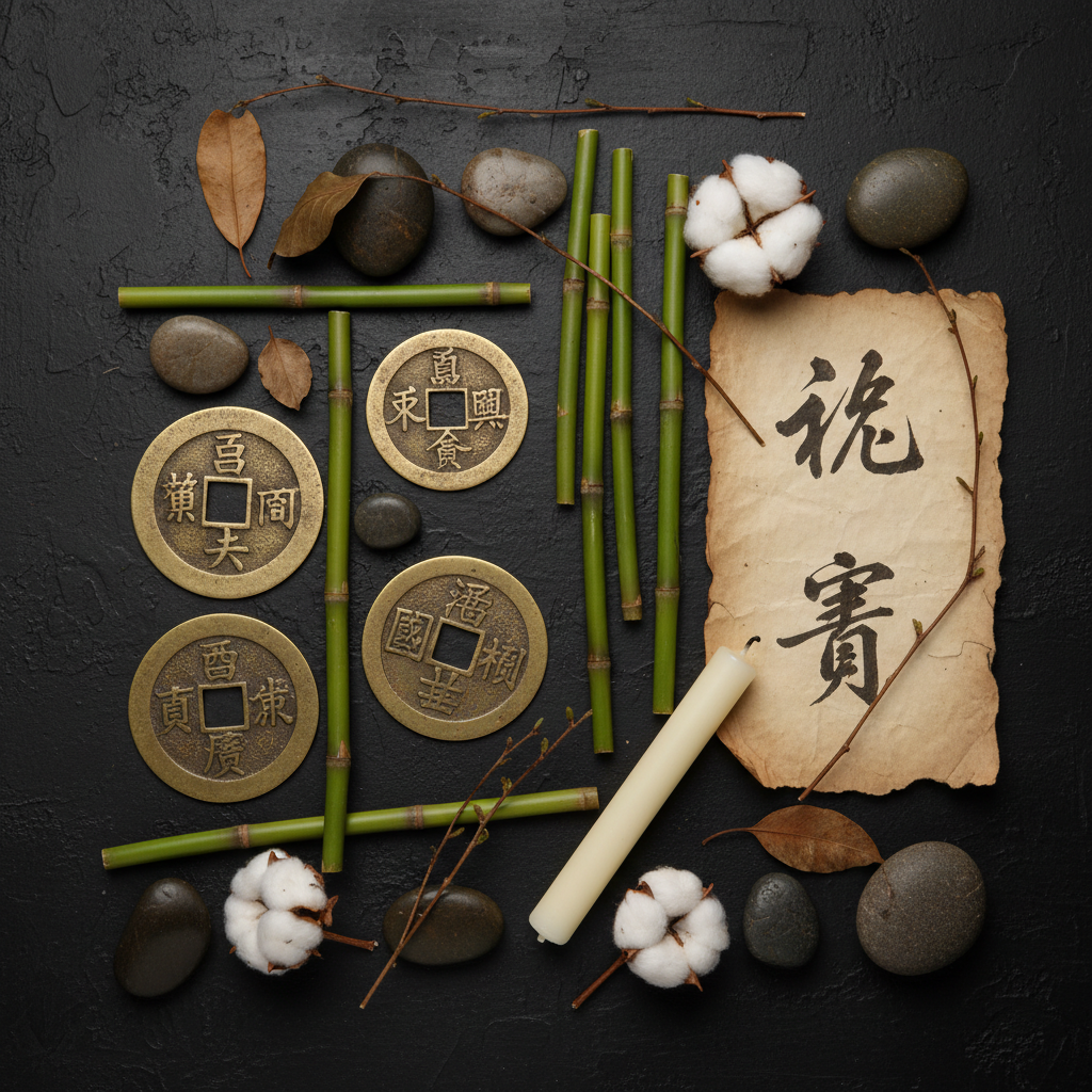 I Ching for Beginners - Flat Lay