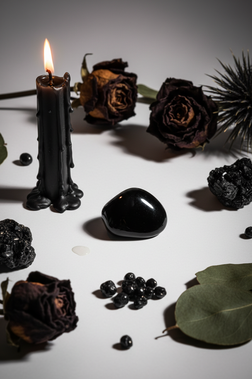 Black Onyx crystal chip single lifestyle shot
