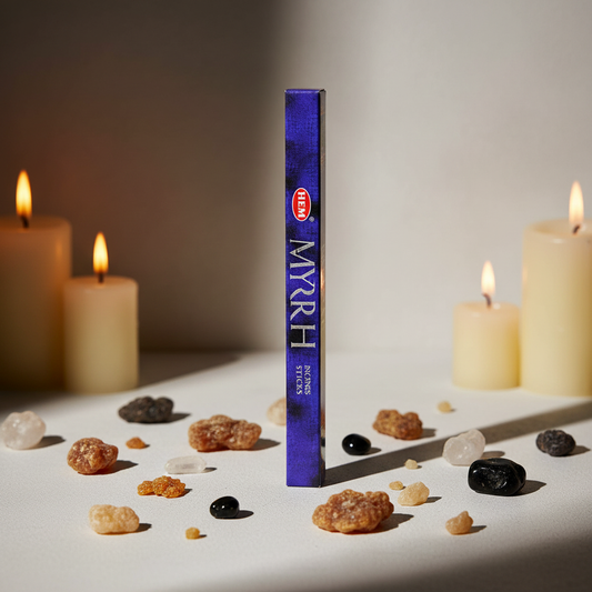 HEM Myrrh incense square box hero shot
