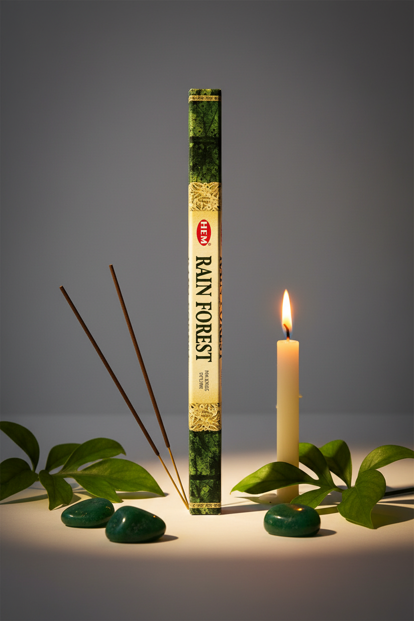 HEM Rain Forest incense box hero shot