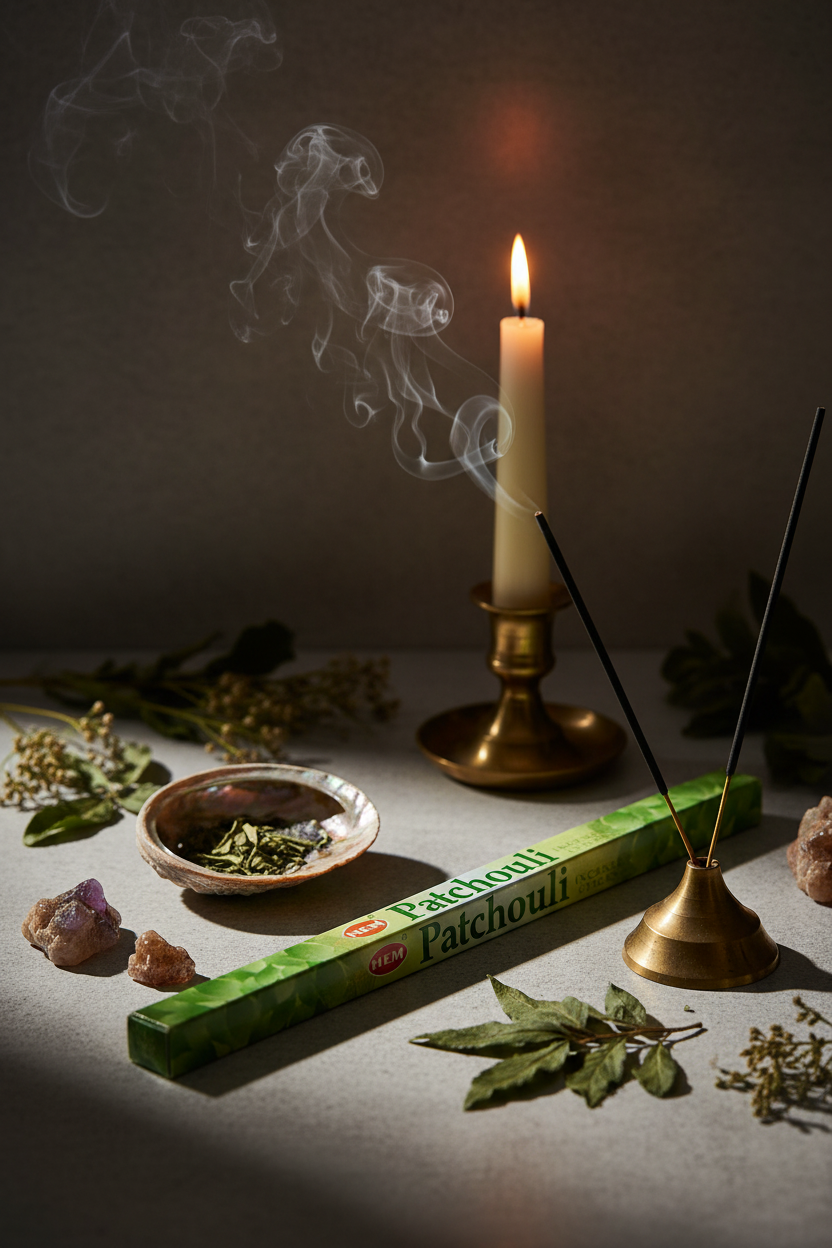 HEM Patchouli incense lifestyle shot